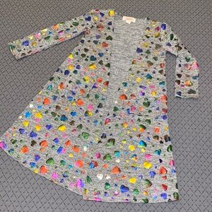 Lularoe Heart Holiday Duster